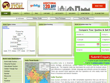 Tablet Screenshot of maketourtoindia.com